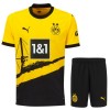 Maillot de Supporter Borussia Dortmund 2023-24 Domicile Pour Enfant